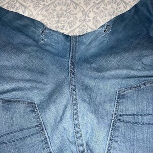 Ripped jeans worn in crotch size 8